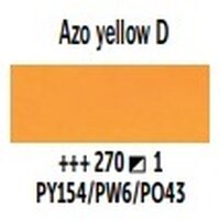Vangogh Watercolour 'Half Pan' - 270 Azo Yellow Deep