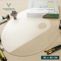 Paintmore Clear Acrylic Palette - Oval 30 x 40cm
