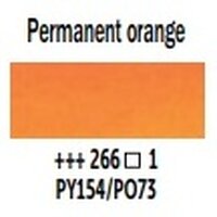 Vangogh Watercolour 'Half Pan' - 266 Permanent Orange