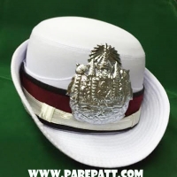 หมวกหม้อตาลนายตำรวจสีกากี-หญิง ราคา 1000 บาท