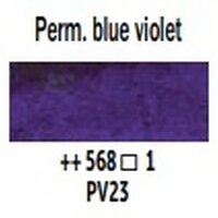 Vangogh Watercolour 'Half Pan' - 568 Permanent Blue Violet