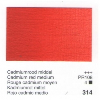 Rembrandt Oil Color 40ml Series4 - 314 Cadmium Red Medium