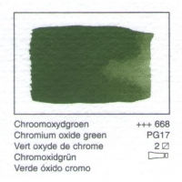สีน้ำ Rembrandt 20ml Series2 - 668 Chromium Oxide Green