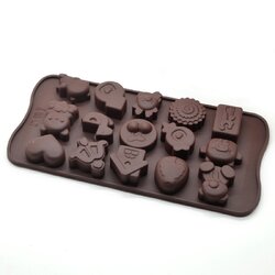 พิมพ์ซิลิโคน คละแบบ หมี หมู บ้าน หัวใจ