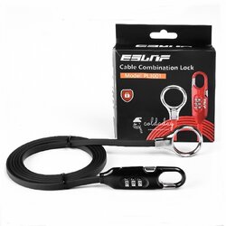 สายเคเบิ้ลสีดำ ล็อคกระเป๋าเดินทาง 1.8 เมตร