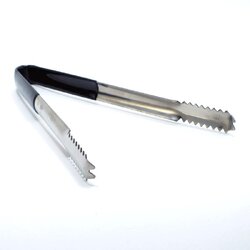 คีบน้ำแข็งสเตนเลสด้ามดำ 9 นิ้ว KCT-119