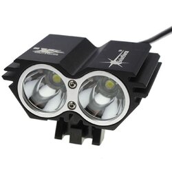ไฟฉาย LED ติดจักรยาน Skyray SolarStorm 5000 Lm 2 x CREE XM-L U2 LED