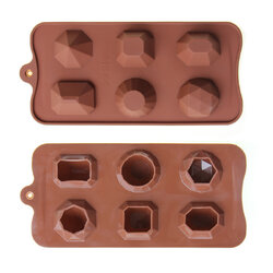 พิมพ์ซิลิโคน ช๊อคโกแลต รูปเพชร TC3291