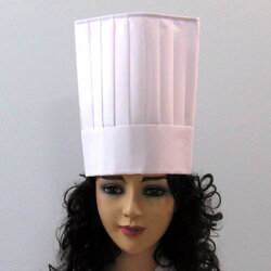 หมวกกุ๊กจีบรองทรงสูง CHCY-L ( สูง 10 นิ้ว )