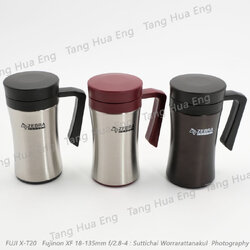 1 ใบ ถ้วยน้ำ 2 ชั้น สุญญากาศ 0.45 ลิตร Curve ตราหัวม้าลาย