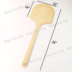 ไม้พายตักพิซซ่า ( ไม้ ) ขนาด 12x14 นิ้ว ยาว 36 นิ้ว WP-1236