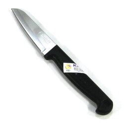 มีดผลไม้ ด้ามพลาสติกสีดำปลายแหลม 3 นิ้ว #193 ( กีวี )