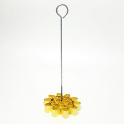 พิมพ์ดอกจอกทองเหลือง เบอร์ 1 ขนาด 10 ซม.