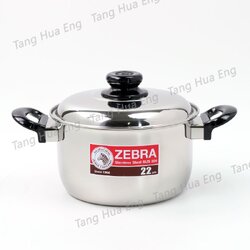 Zebra หม้อหุงต้ม Merry 22 ซม. ตราหัวม้าลาย