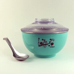 ชุดชามราเมน 15 ซม. พร้อมฝาและช้อนราเมน