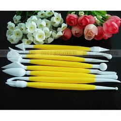 ชุดอุปกรณ์แกะสลักเค้ก 8 ชิ้น