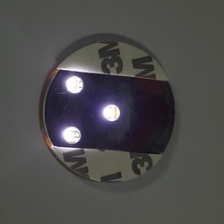 ที่รองแก้วไฟ LED 3M แบบเทปกาว ขนาด 4.5 ซม. สีขาว