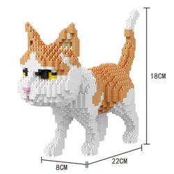 เลโก้นาโน Cat(แมวลายขาวส้ม) Size Jumbo