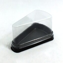 กล่องเค้ก 3 เหลี่ยม ฐานน้ำตาล E-61 ( 50 ชิ้น )