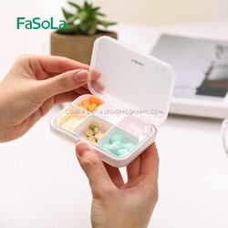 Fasola กล่องยาพกพา 6 ช่อง