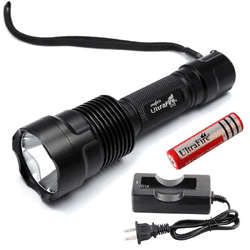 ไฟฉาย LED UltraFire C12 1800LM CREE XM-L- U3 ครบชุด