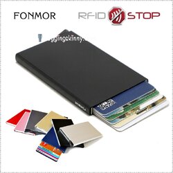 RFID Blocking Credit Card Protector Holder กล่องใส่บัตรเครดิตกันโจรกรรม