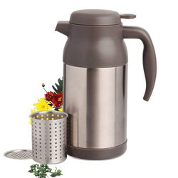 กระติกสูญญากาศมีไส้กรองชา 0.8 ลิตร ตราหัวม้าลาย