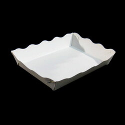 ถาดขนมปังสีขาว กลาง