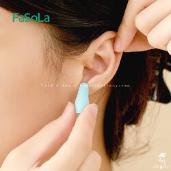 Fasola Ear Plug ที่อุดหูกันเสียง 5 คู่ต่อกล่อง มี 2 สี