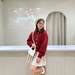 เสื้อไหมพรมหนารุ่นผูกเอว Fluffy Tie Sweater มี 4 สี