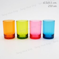 แก้วน้ำ 266JL คละสี