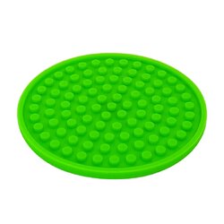 ยางรองแก้วกลมซิลิโคน สีเขียว