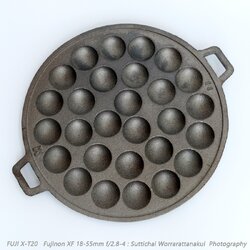 กระทะขนมครกเหล็กหล่อ 28 หลุม