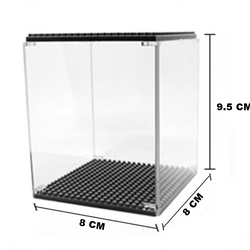 กล่องโชว์เลโก้จิ๋ว สีดำ(Display Case Black Color)