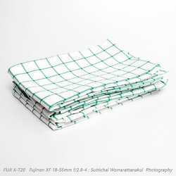 ผ้าเช็ดจานผ้าฝ้ายเนื้อหนาลายสก๊อต 20x30 นิ้ว (08-LDT)