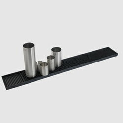 ยางรองแก้วสำหรับบาร์เหล้า สีดำ ขนาด 3.25 x 24 นิ้ว ( Bar mat )