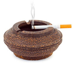 เขี่ยบุหรี่กลางไม้ตาล # 1008