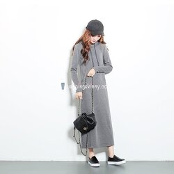 ชุดเดรสสปอร์ตบุขนกันหนาว มี 3 สี