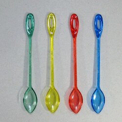 ช้อนคนน้ำปั่นสีใส PT ( 1x12 ) #700