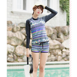 ชุดว่ายน้ำแขนยาว 2xl รอบอก 34-40 รอบเอว 30-36 สะโพก 38-44 นิ้วค่ะ เสื้อยาว 23 กางเกงยาว 10 นิ้วค่ะผ้าดี งานสวย ใส่สบายค่ะ