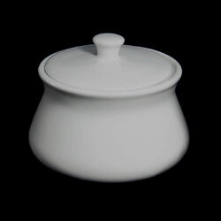 โถน้ำตาล +ฝา #0216/L ยี่ห้อ Royal porcelain ( รอยัล พอร์ซเลน )