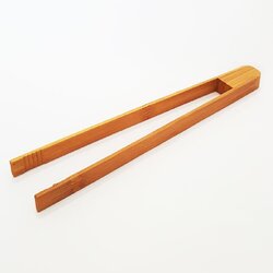 ที่คีบอาหารไม้ ทรงตรง WU-3032