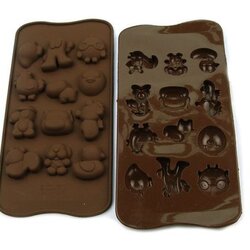 พิมพ์ซิลิโคน รูป เป็ด หมา กระรอก หมู นกแองกี้เบิร์ด