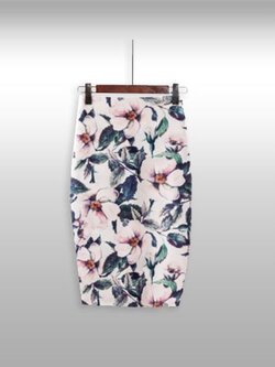 กระโปรงแฟชั่นลายสวยหวานมี 4 ไซส รหัส2128