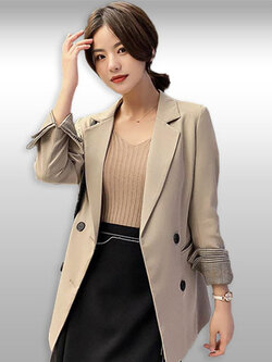 เสื้อสูทแฟชั่นแบบสวยหรูสไตล์เกาหลี มี 5 ไซส