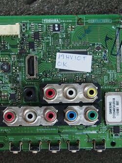 เมนบอร์ด lcd tv toshiba 19HV10T V28A0013221A