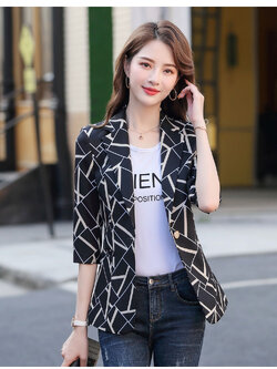 สินค้าพรีออเดอร์ เสื้อสูทแฟชั่นสวยหรูสไตล์เกาหลีดูดีมี 2 สี PO-SUIT-020
