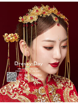 รหัส ปิ่นปักผมจีน : TR139 เครื่องหัวจีน หรูๆ เครื่องประดับศรีษะ ผม จีนโบราณ พร้อมส่ง เพิ่มความปัง โดดเด่นในทุกมุมมอง