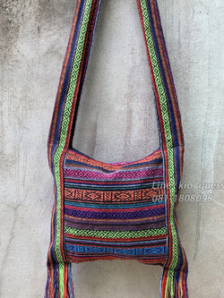 Size M ขายย่าม ย่าม ย่ามกะเหรี่ยง ย่ามชาวเขา กระเป๋าผ้านากา ขายย่ามกระเหรี่ยงทอมือ กระเป๋าฮิปปี้ กระเป๋าโบฮีเมียน กระเป๋าแนวๆ กระเป๋าแนวเซอร์ๆ ย่ามราคาถูก