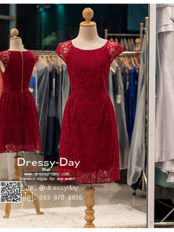 รหัส ชุดราตรีสั้น : BB062 ชุดแซก ชุดราตรี ชุดแซก ชุดราตรีสั้นสีแดงกระโปรงบาน เรียบหรูและเก๋ด้วยผ้าลูกไม้ที เรียบหรูเหมาะใส่ออกงานกลางคืน งานคอกเทล สีแดง